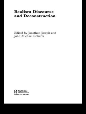 cover image of Realism Discourse and Deconstruction